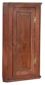 American Chippendale Diminutive Hanging Corner Cupboard