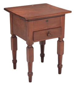 Southern Federal Walnut Lift Top Sugar Table