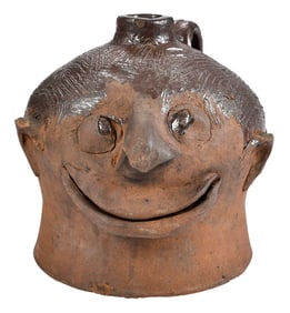 Georgia Face Jug Attributed to Charles P. Ferguson