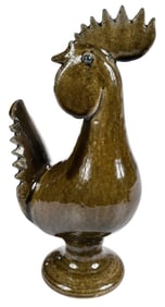 Edwin "Nub" Meaders Stoneware Rooster