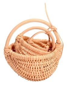 Three George McCollum Tennessee Miniature Nesting Baskets