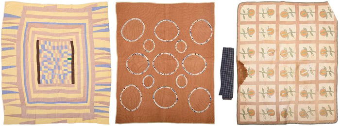 Three Georgia Quilts and One Bolt of Fabric