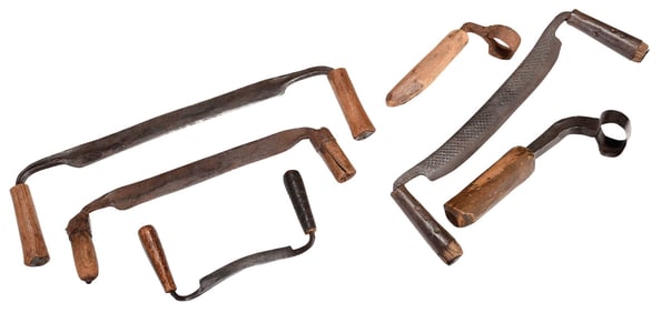 Group of Six Georgia Woodworking Implements