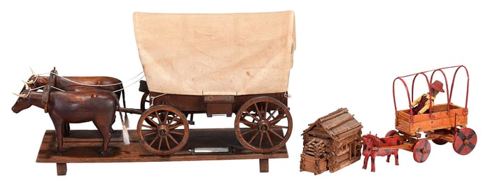 Three Georgia Folk Art Models