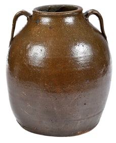 Unusual Washington County Georgia Stoneware Crock