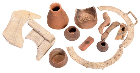 Group of Kiln Related Objects