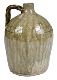 Cheever Meaders Stoneware Whisky Jug Used As His Personal Water Jug