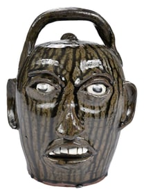 Chester Hewell Georgia Harvest Face Jug