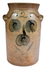 Charles S. Kline Georgia Stoneware Churn