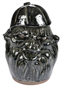 Clete Meaders Georgia Stoneware Bust