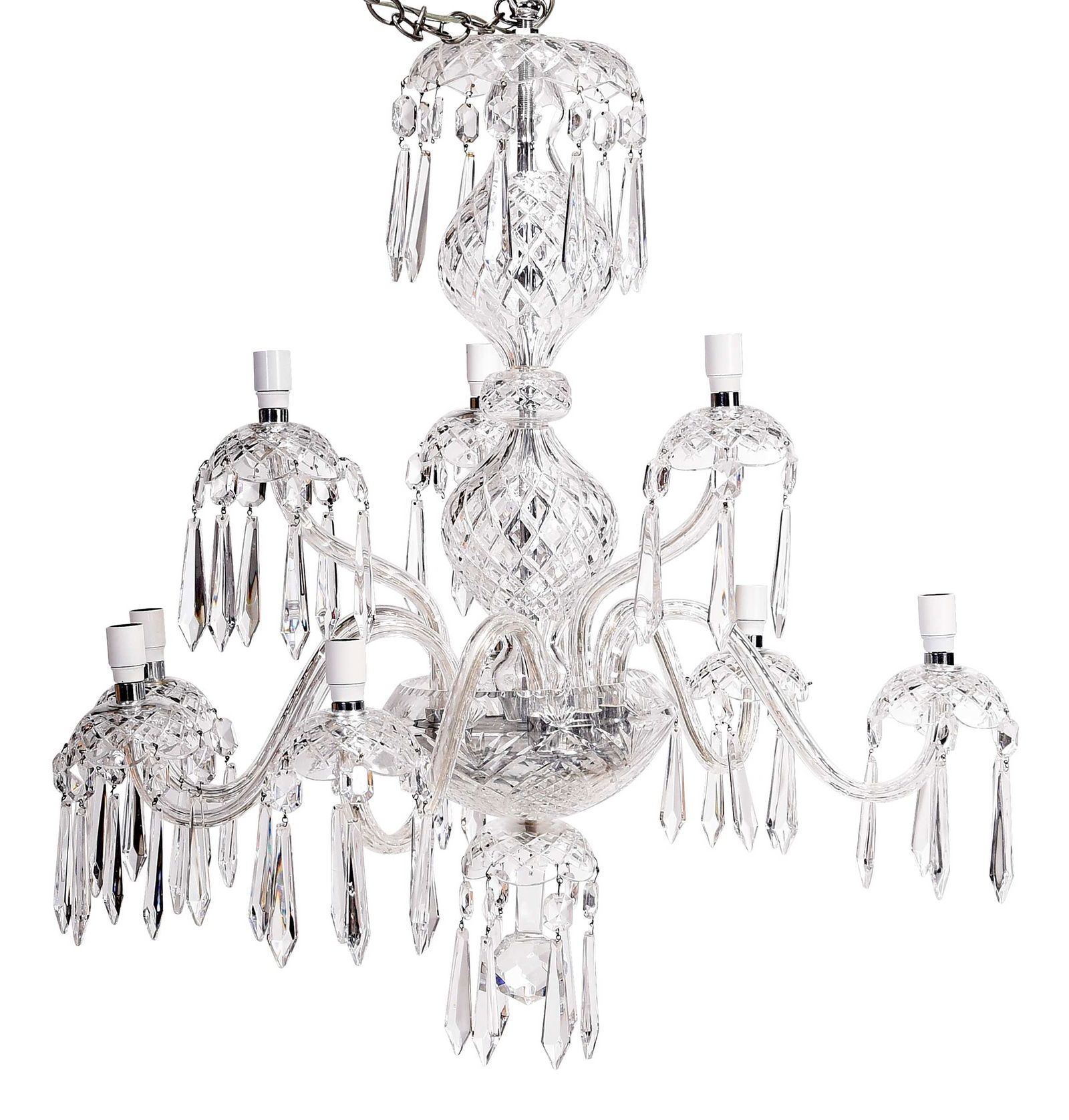 Waterford Crystal Nine Light Chandelier, Cranmore Collection (1 of 4)