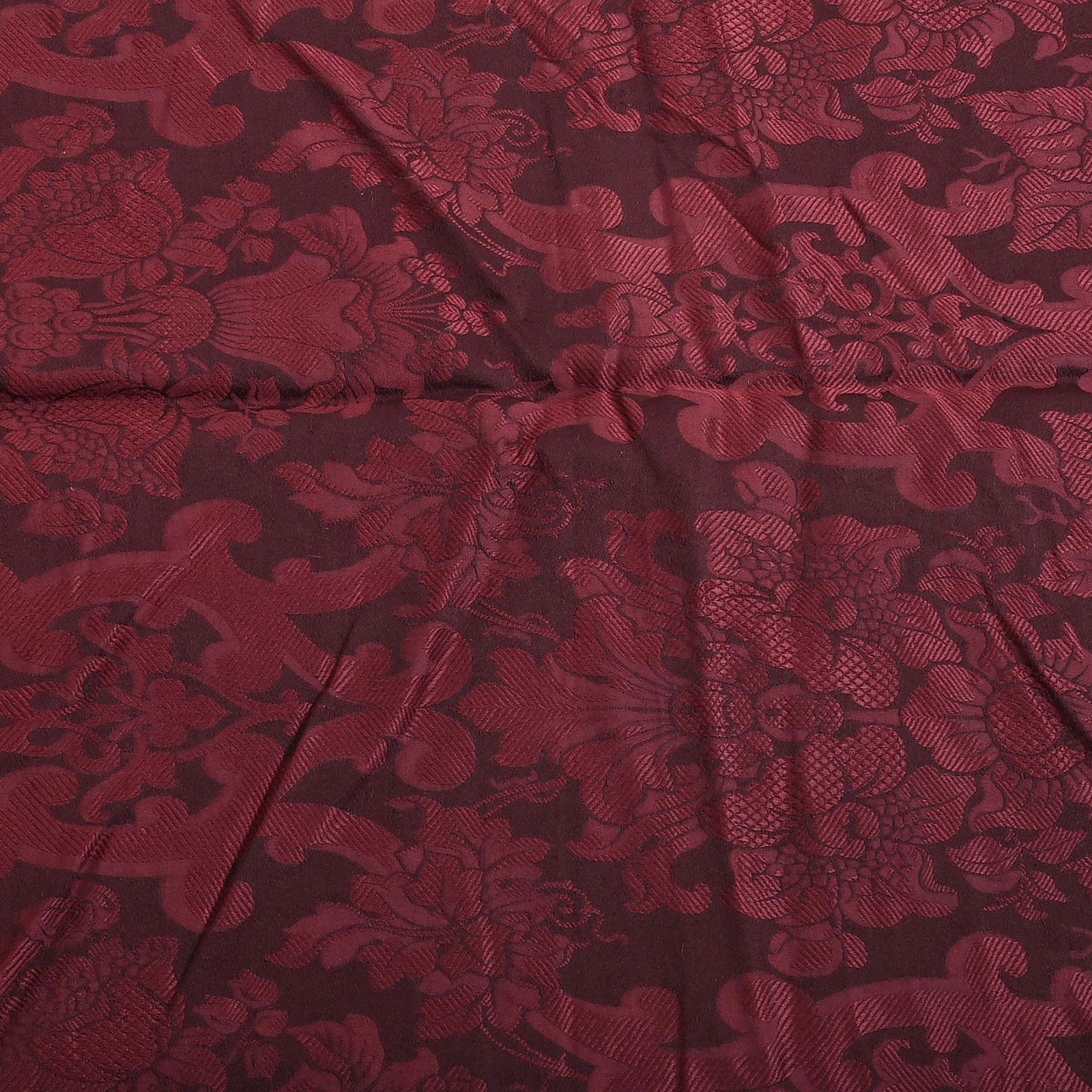 Two Pairs of Red Wool Drapes (1 of 5)