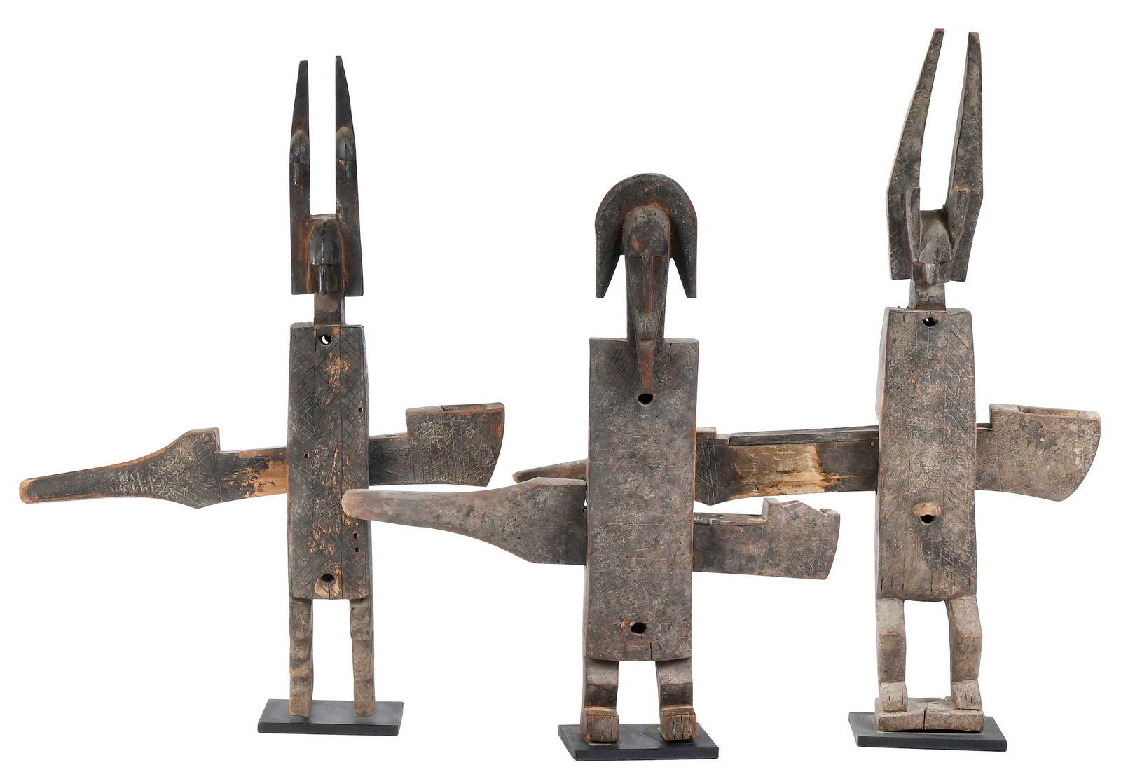 Three Figural Bamana Door Locks (1 of 7)