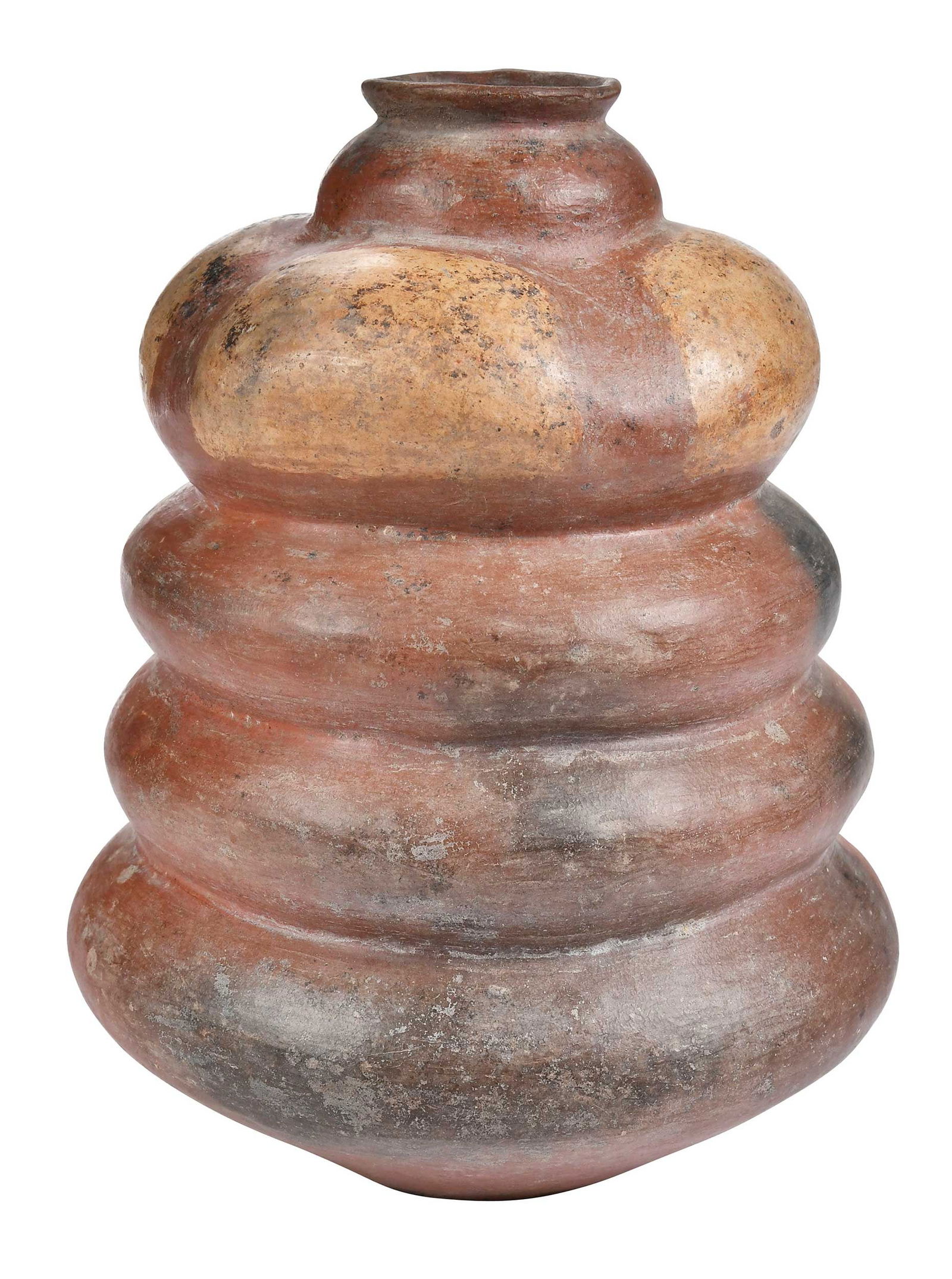 Colima or Style Ceramic Four Coil Vessel (1 of 6)