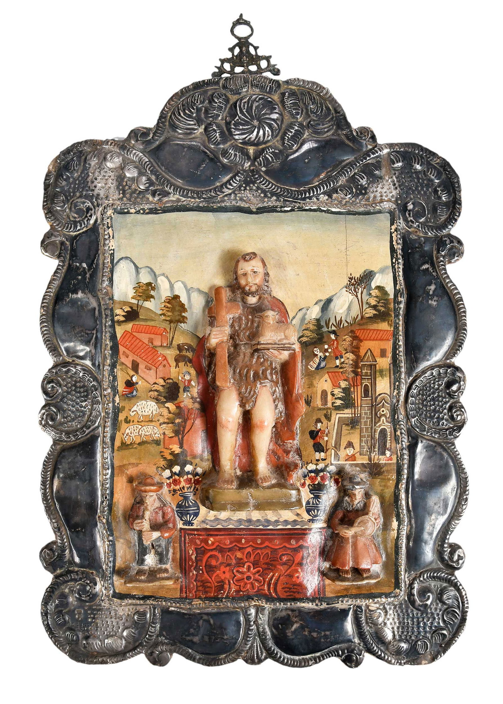 Spanish Colonial School Retablo (1 of 13)