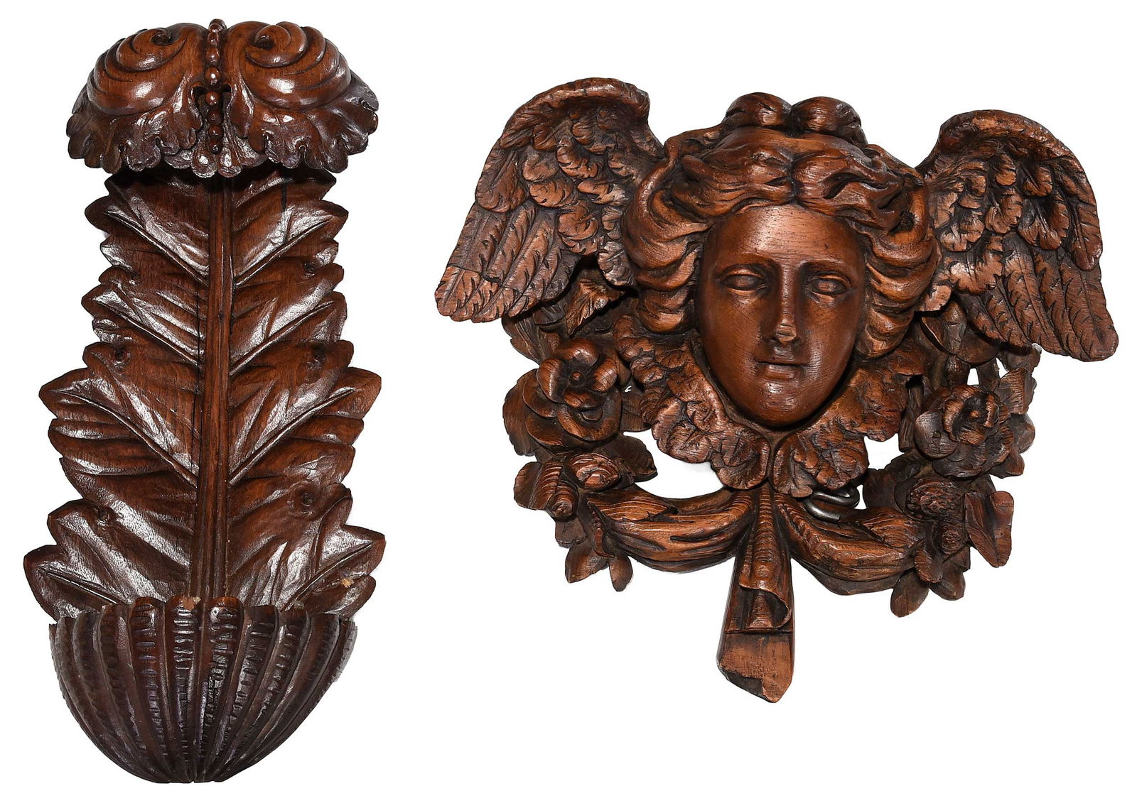 Two Continental Carved Architectural Ornaments (1 of 6)