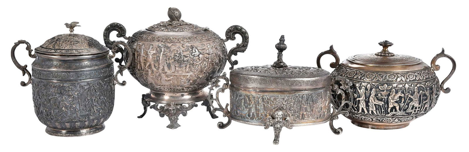 Four Persian Lidded Vessels (1 of 11)