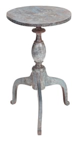 Rare Tennessee Paint Decorated Federal Candle Stand