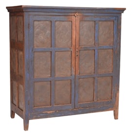 East Tennessee Pie Safe in Early Blue Paint