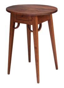 Rare Southern Federal Inlaid Cherry Table