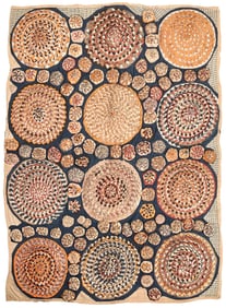 American Intricate Pinecone Patchwork Quilt