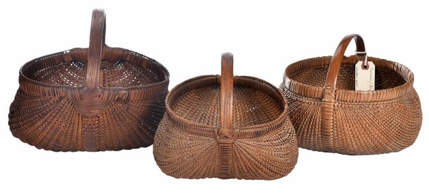 Three Southern Buttocks Baskets