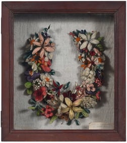 Tennessee Yarn Wreath in Shadowbox Frame