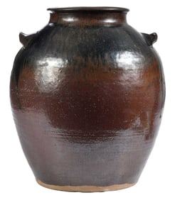 Rare and Important Buncombe County North Carolina Attributed Stoneware Jar