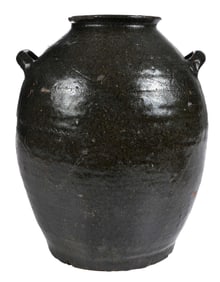 Unusual Decorated Southern Stoneware Vessel