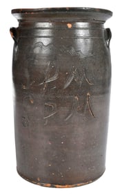 Rare Signed Samuel P. McFarland East Tennessee Stoneware Jar