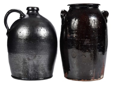 Two Pieces of Tennessee Attributed Stonewares