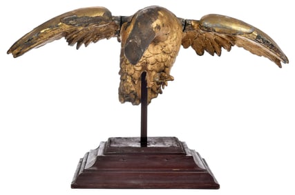 Carved and Gilt Eagle on Stand