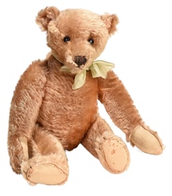 Mohair Teddy Bear with Button in Ear