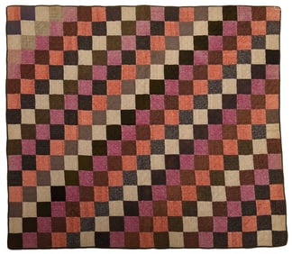 Canadian Patchwork Quilt in Checkerboard Decoration