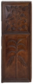 Chip Carved Folk Art Door Panel