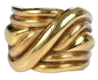 18kt. Henry Dunay Cigar Ring