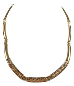 Italian 14kt. Greek Key Necklace
