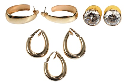 Collection of 14kt. Gold Earrings