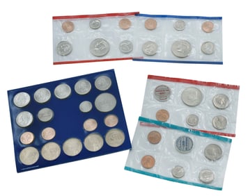 1970s through 2000s Mint Sets