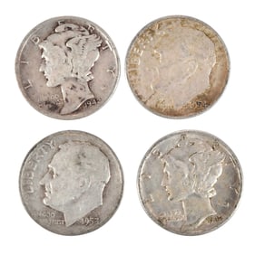 Approximately $53 Face Value in Silver Dimes