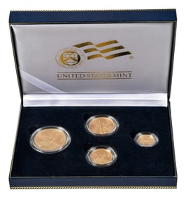 2007 American Gold Eagle Uncirculated Four Coin Set