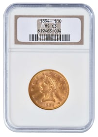 1894 $10 Gold Coin