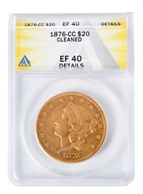 1876-CC $20 Double Eagle Gold Coin [Carson City]