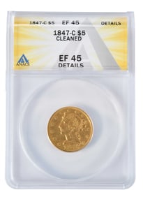 1847-C $5 Half Eagle Gold Coin [Charlotte]