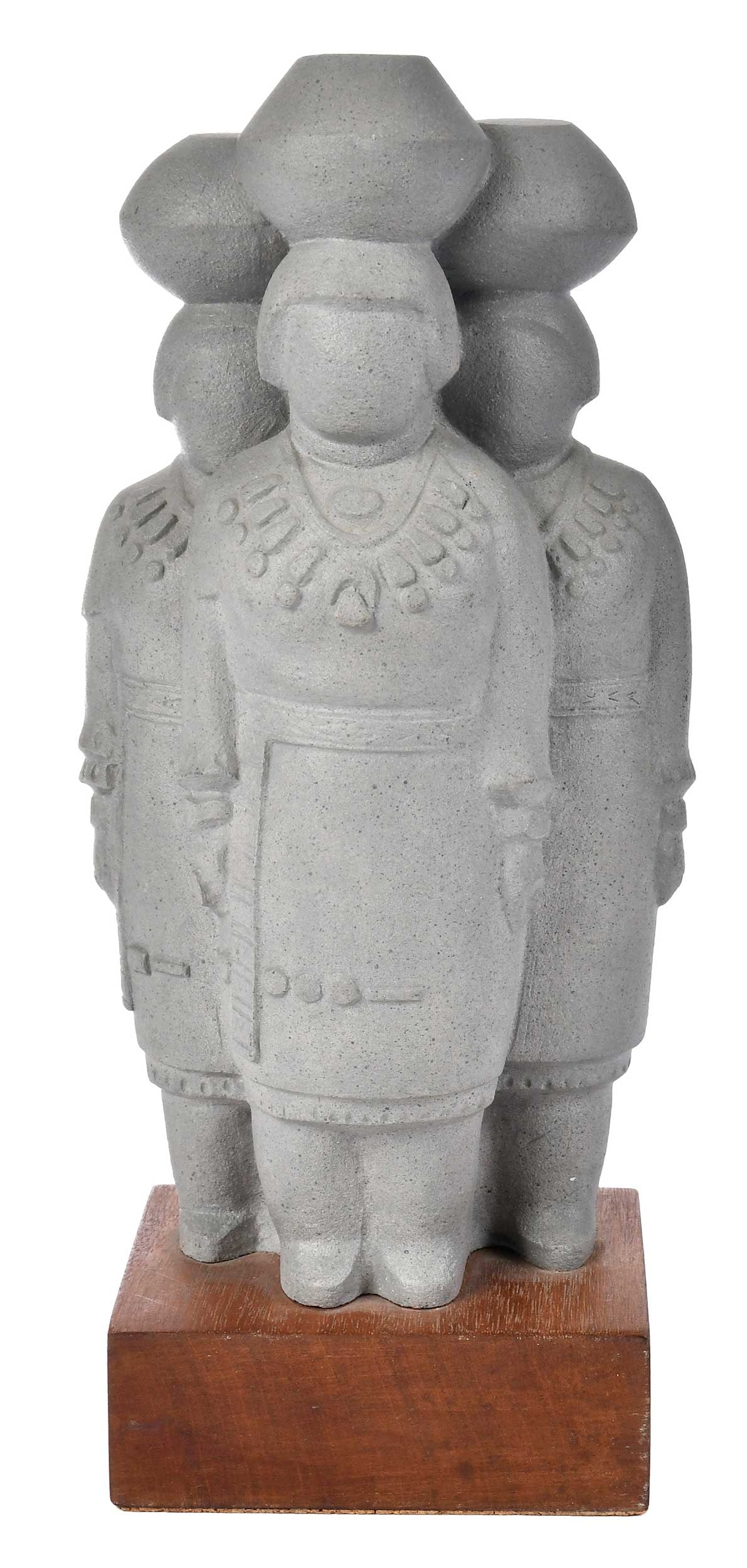 Mimi Murphey Sculpture, Three Pueblo Women (1 of 10)