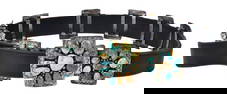 Vintage Ella Peter, Concho, Turquoise, and Genuine Leather Belt