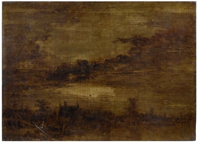 Attributed to Theodore Rousseau, Landscape
