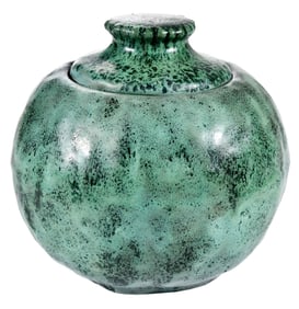 Emile Decoeur, Lidded Ceramic Vessel