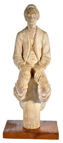 Adlai Stevenson Hardin, The Plaster Model for Nova Scotia Fisherman