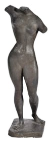 Female Figure, Plaster Sculpture